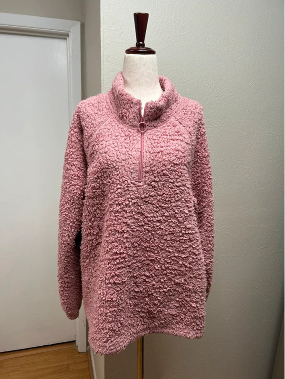 1/4 Zip Sherpa Jacket
